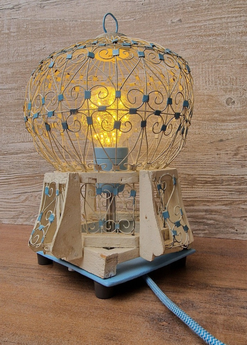 Blue Bird Cage